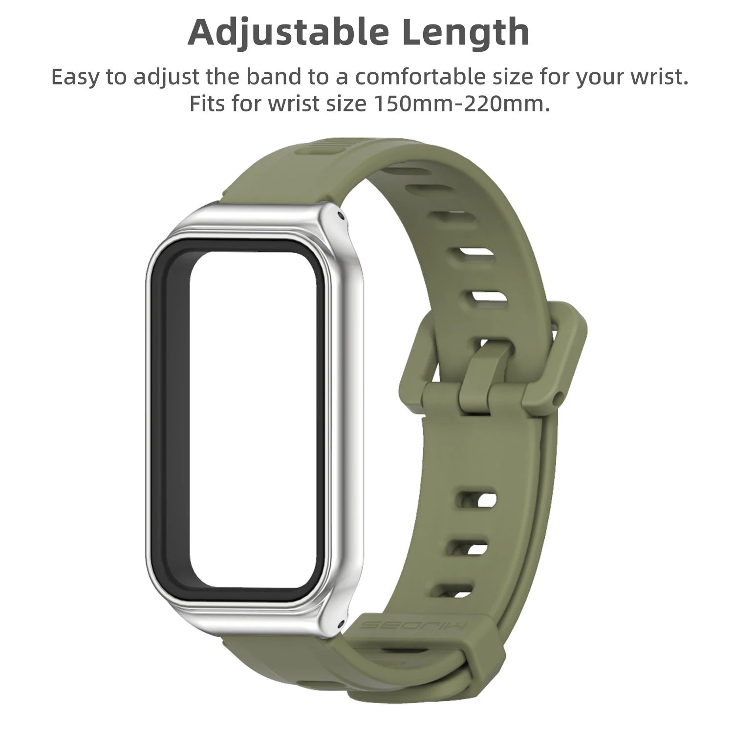 Strap For Amazfit Band 7 Smart Watch Silicone Band For Amazf - 图2