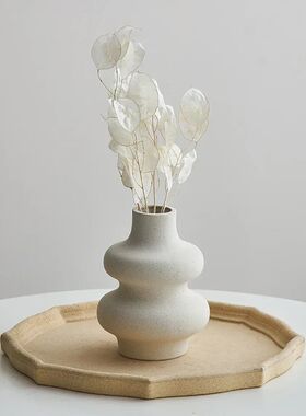 Modern Creative Ceramic Spot Frosted Flower Vase Living Room
