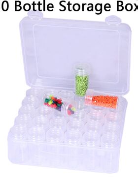 24/30/60 Bottles 5D Diamond Painting Tools Storage Box Diamo