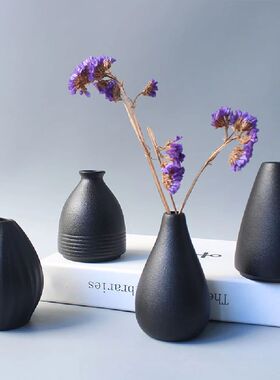 Ceramic small vase, home decoration handicraft desktop decor