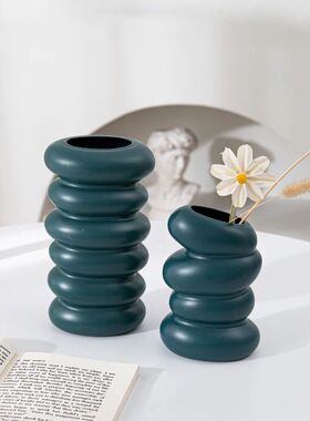 Plastic Flower Vase Nordic Vases for Flowers Creative Spiral