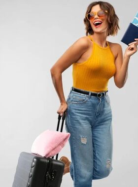 Airplane blanket with soft bag pillowcase Travel Essentials