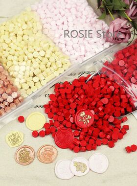 205Pc Retro Sealing Wax Seal Stamp Wax Beads Scrapbook Mater