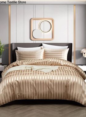 Luxury Satin Bedding Set Duvet ver With Pillowcase European
