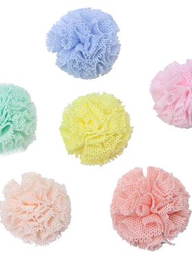 15mm 20mm 25mm Korea Lace Ball DIY Gauze Elastic Flower Pomp