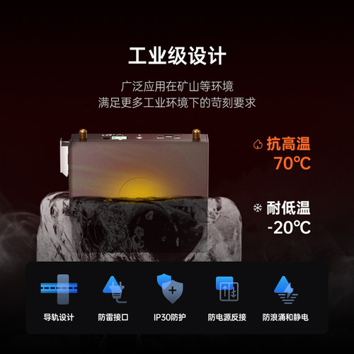 蒲公英4G工业路由器R300A可插卡无线wifi物联网lte全网通车载PLC异地组网内网穿透外置天线导轨式cpe远程运维 - 图0