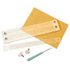 Hand punched binding artifact sewing book