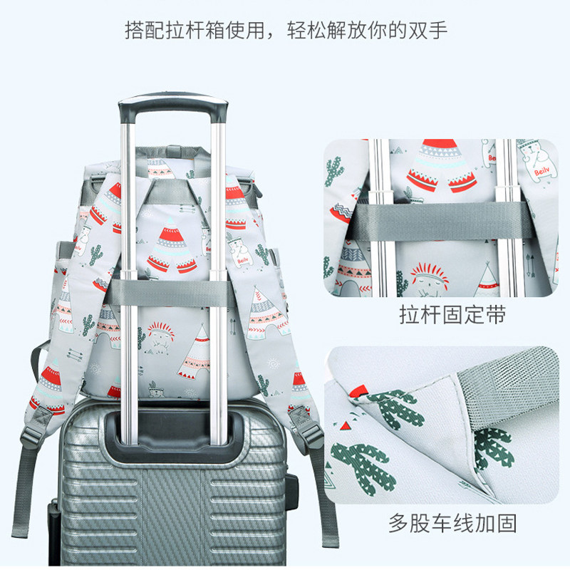 日本乐天妈咪包2021新款母婴双肩包 瓦恋妈咪包/袋