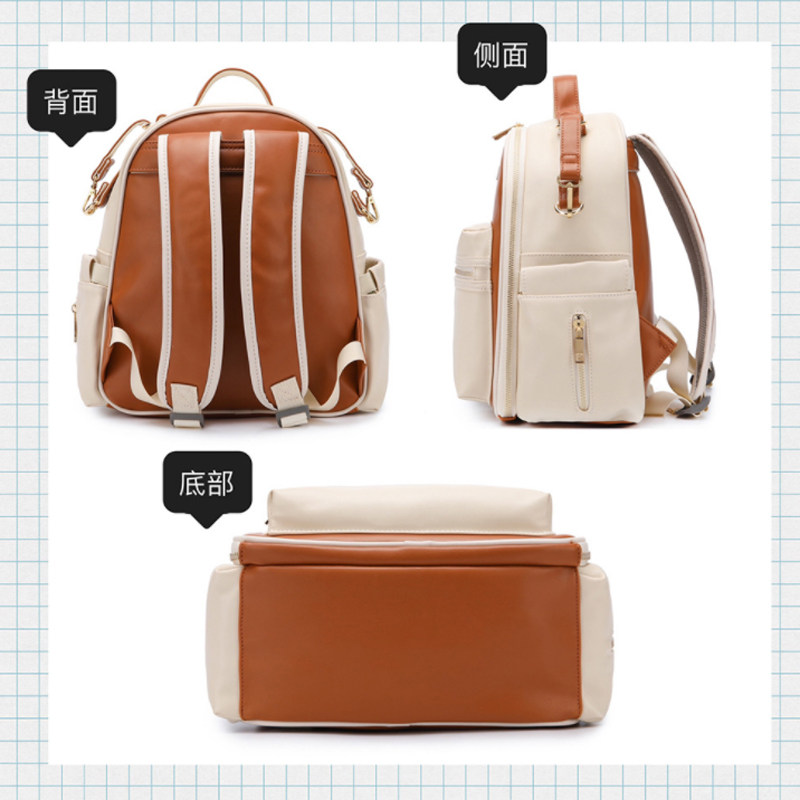 2021新款真皮妈咪包背包 瓦恋妈咪包/袋