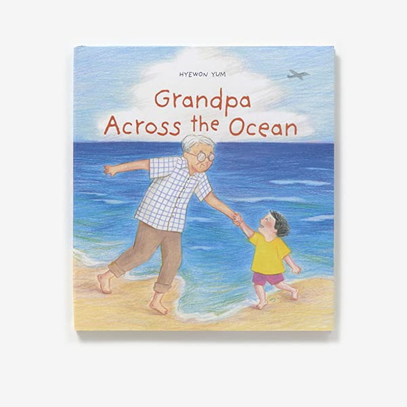 进口英文原版 Grandpa Across The Ocean 大洋彼岸的爷爷 我是一只小鸟Hyewon Yum插画新作品 儿童英语启蒙绘本 精装故事书 - 图3