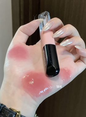 妈生伪素颜嫩妹色！木柯诗双头唇釉w1裸粉色w4不沾杯韩系灰粉色w6
