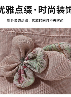 中老年帽子女春秋薄款妈妈盆帽