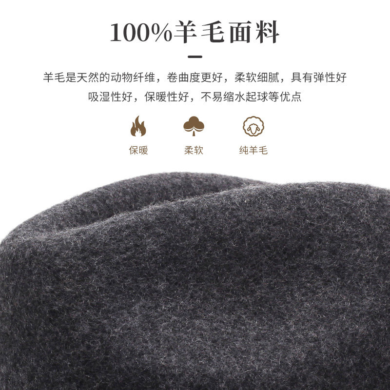 帽子男士秋冬绅士礼帽中老年人爸爸爷爷冬季羊毛呢复古保暖爵士帽,淘宝优惠券,粉丝福利购,淘宝优惠卷