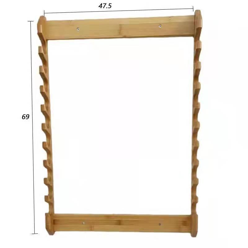 鱼竿架挂墙壁挂架刀架剑架宝剑展示架笛子箫架台球杆架收纳多功能 - 图3