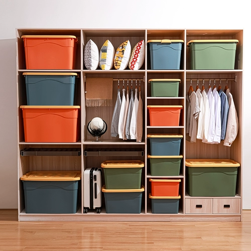 Система хранения, очень большой ящик для хранения, пластиковая игрушка, большая коробка, увеличенная толщина