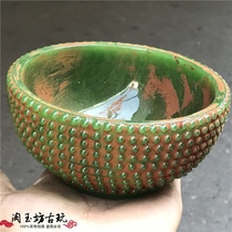 High Ancient Jade Dry Lung Year Collection Old Objects Jade Jade Ancient Play Jade Jade Jade Jade Antique Old Goods Swing Piece Jade Bowl