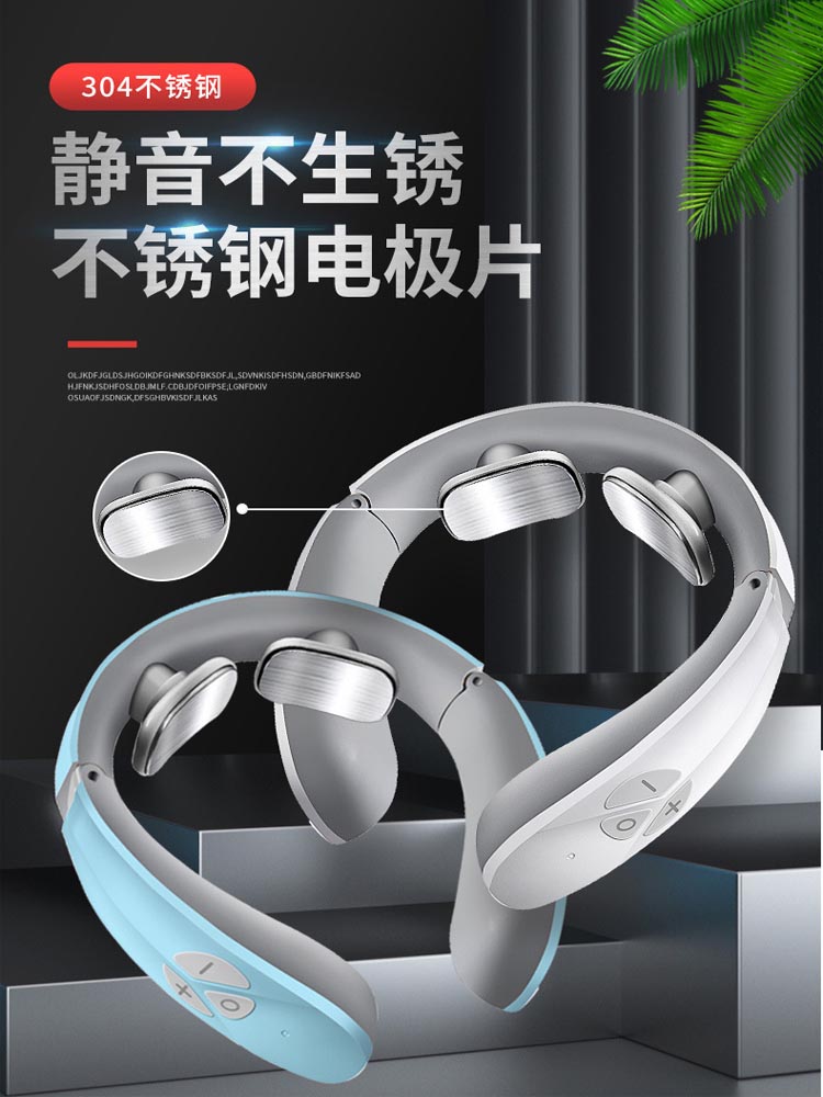 智能脉冲颈椎仪颈部放松仪颈部放松仪颈椎神器多功能揉捏家用理疗舒缓富贵包-第3张图片-提都小院