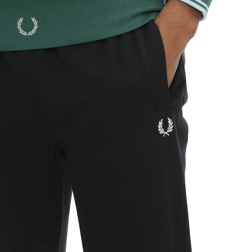 FRED PERRY男士休闲裤子2025冬季英伦抽绳麦穗刺绣束脚长裤T5505 - 图1