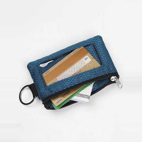 KOSIBATE防盗刷RFID卡包零钱包硬币车钥匙防辐射信号屏蔽包挂脖 - 图0