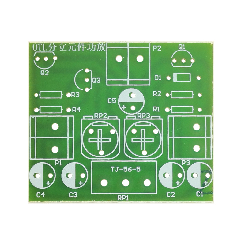 OTL分立元件功放电子制作DIY套件教学实训焊接练习电路板TJ-56-5