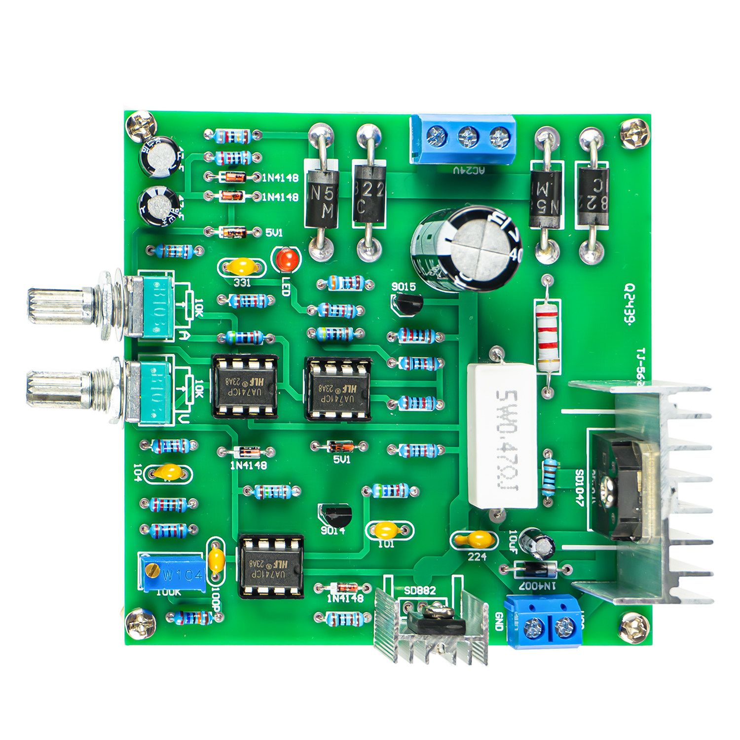 0-30V 2mA-3A可调直流稳压电源套件电子实验室DIY焊接TJ-56-119,淘宝优惠券,粉丝福利购,淘宝优惠卷