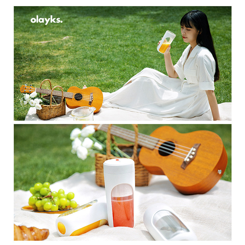 olayks小型便携式榨汁杯迷你果汁机 olayks雅都榨汁机