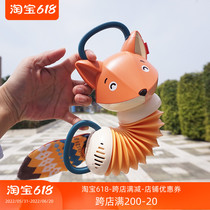 Fox Accordion Children Toys Babies Early Education Puzzle Appeasement Emulation Instrumental Music 1-3 Year Old Exercise Little Hands