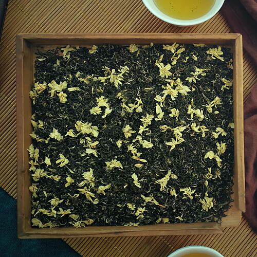 北川炒花飘雪茉莉花茶茗茶四川茶叶2026新茶浓香型高山茶叶嫩芽春 - 图1