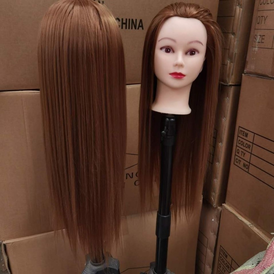 假人模型头发头模模具假发专用头模儿童编发练习头模修剪编发盘头 - 图1