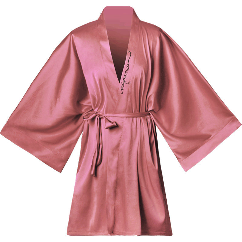 蜜愿睡袍女夏性感丝绸 蜜愿睡衣/家居服套装