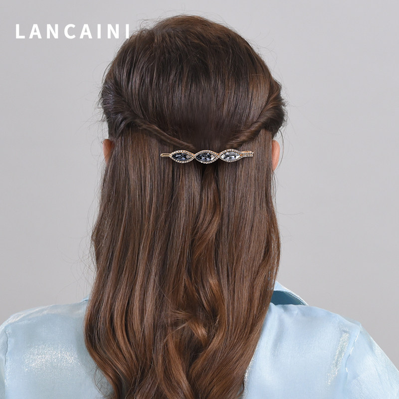 施华水晶高端定制韩国2021年边夹 兰彩妮饰品发饰