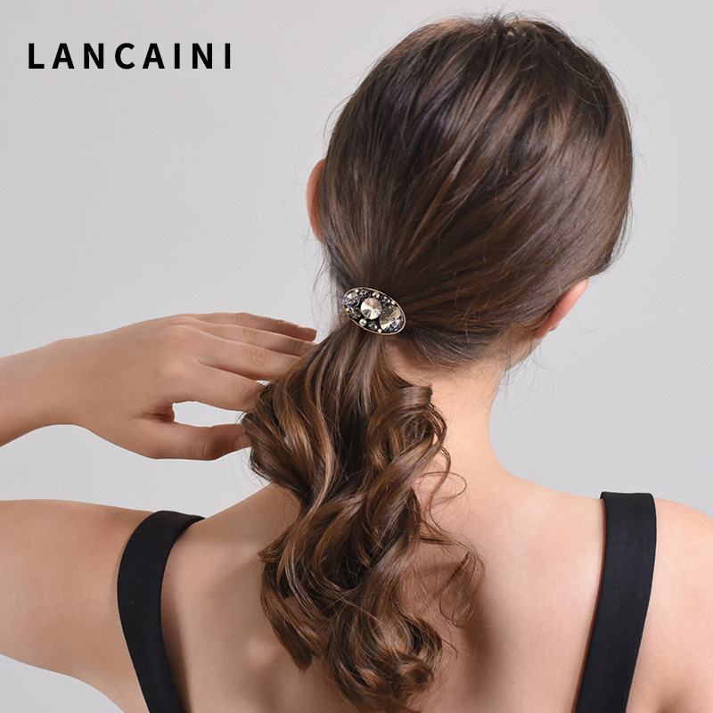 施华水晶高端定制2021年新款发圈 兰彩妮饰品发饰