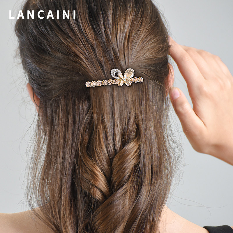 施华水晶头饰夹子女韩国新款发夹 兰彩妮饰品发饰