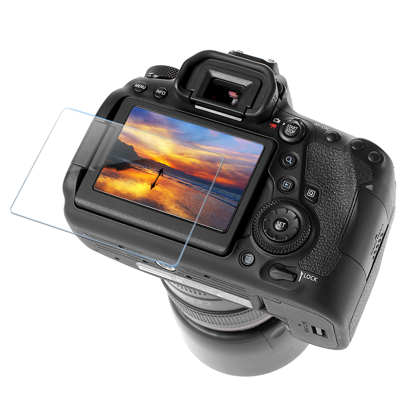 适用尼康D7000 D90玻璃钢化膜D700 D300 D500 D5 相机屏幕保护膜 - 图0