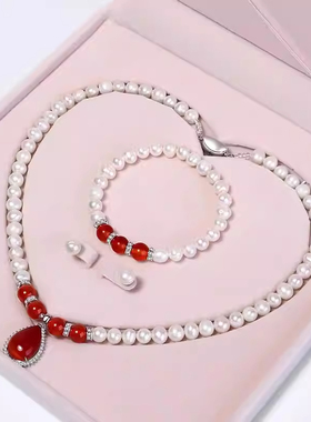 淡水珍珠项链锁骨链母亲节日礼物