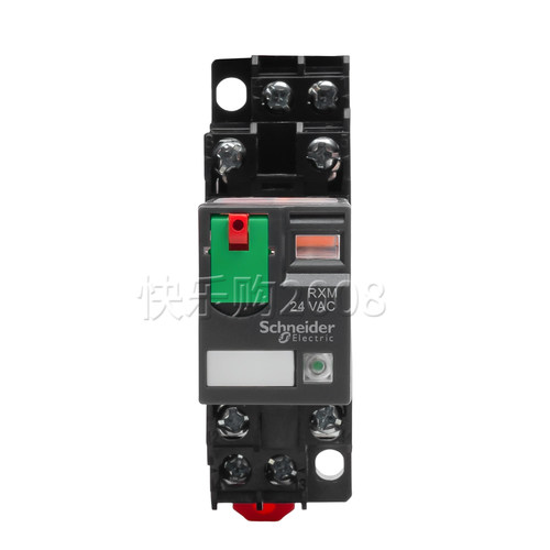 施耐德继电器中间RXM2LB2BD/DC24V/220V伏4ab/p7小型交流14脚8脚 - 图3
