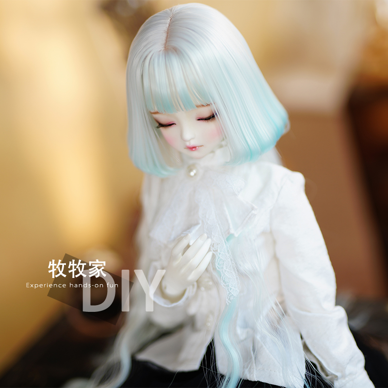 星海刺月bjd VOLKS SD DDMDD1/31/4梨花头水母头修脸手改毛假毛发 - 图0