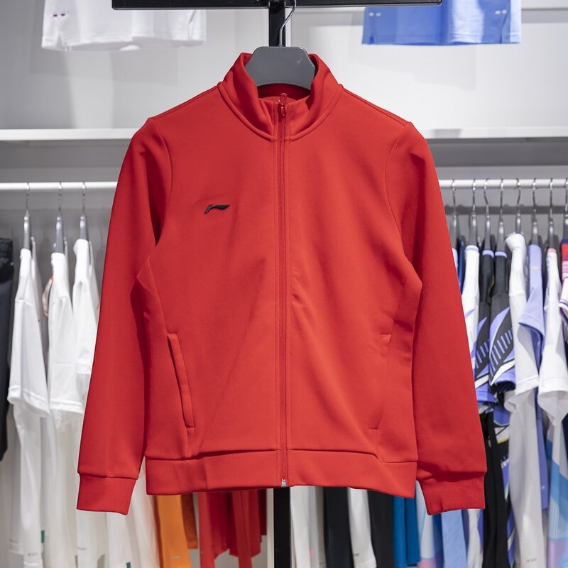 李宁外套男女款2024秋季新款简约百搭运动休闲立领开衫卫衣夹克男 - 图3
