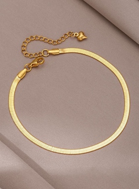 性感金色森系时尚风ins锁骨链