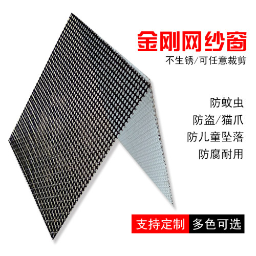 不锈钢金钢刚网纱门定制窗防蚊虫防猫抓防鼠咬防盗家用自装不生锈 - 图1