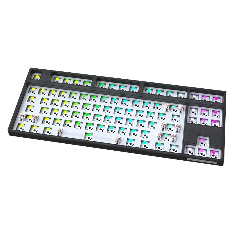 黑吉蛇 DK87机械键盘套件RGB有线单模客制化热插拔轴游戏电竞吃鸡 - 图3