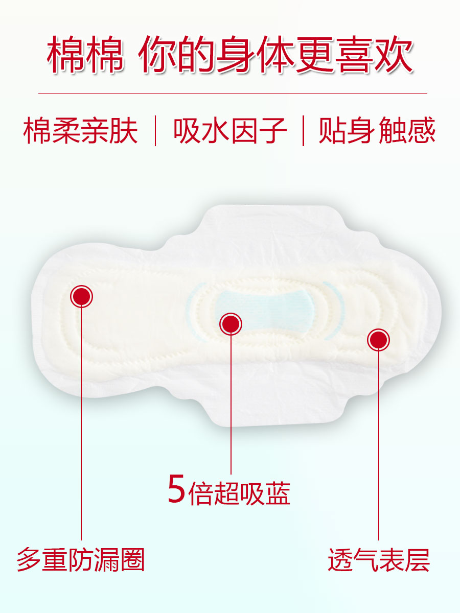 护舒宝超值夜用棉柔贴身卫生巾280mmx10包100片加长姨妈巾 - 图0