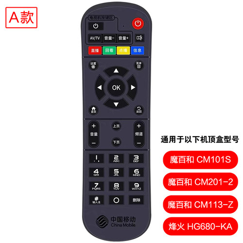 中国移动机顶盒遥控器万能通用网络宽带电视魔百盒和咪咕中兴九联 - 图0