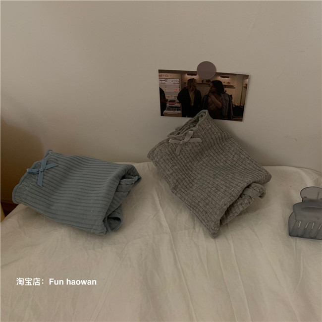 有大码的可以穿到150斤~好穿推荐 竖纹纯色内裤女中腰少女三角裤,淘宝优惠券,粉丝福利购,淘宝优惠卷