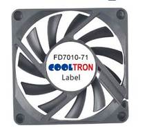 FD7010B12W7-71 12V 7010 Cooltron DC axial fans