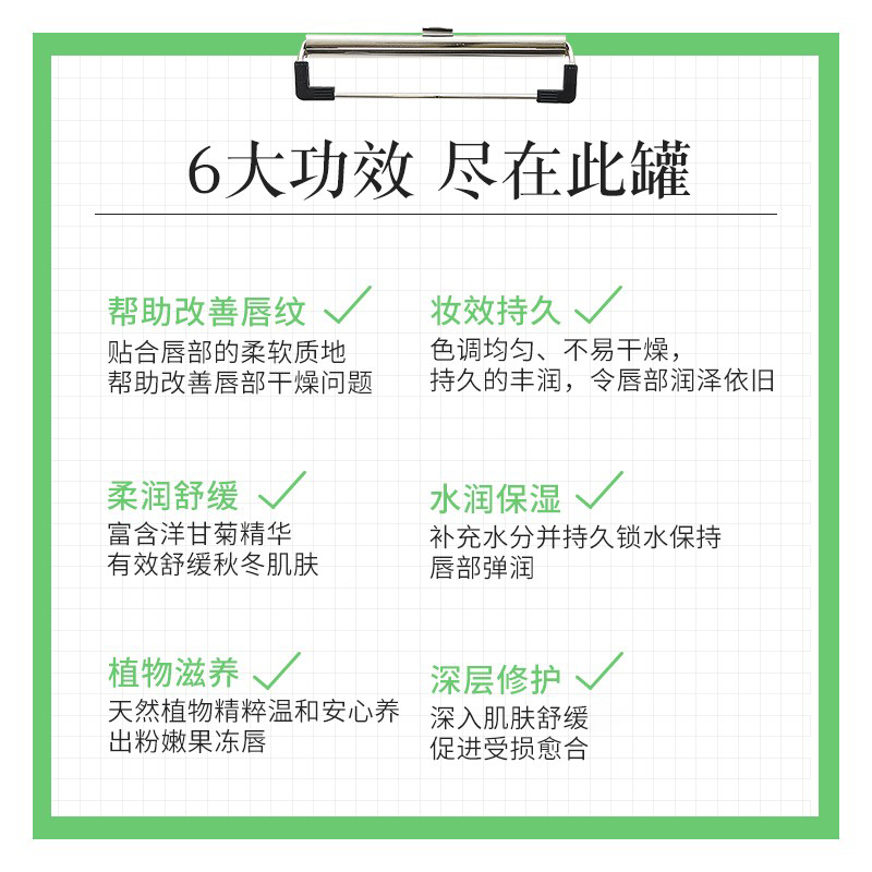 洋甘菊小雏菊润唇膏女保湿滋润去死皮淡化唇纹唇膜旗舰店官方正品 - 图1