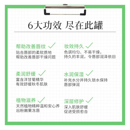 洋甘菊小雏菊润唇膏女保湿滋润去死皮淡化唇纹唇膜旗舰店官方正品-图1