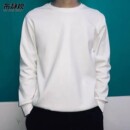 【布静观】新款圆领加绒纯色印花卫衣