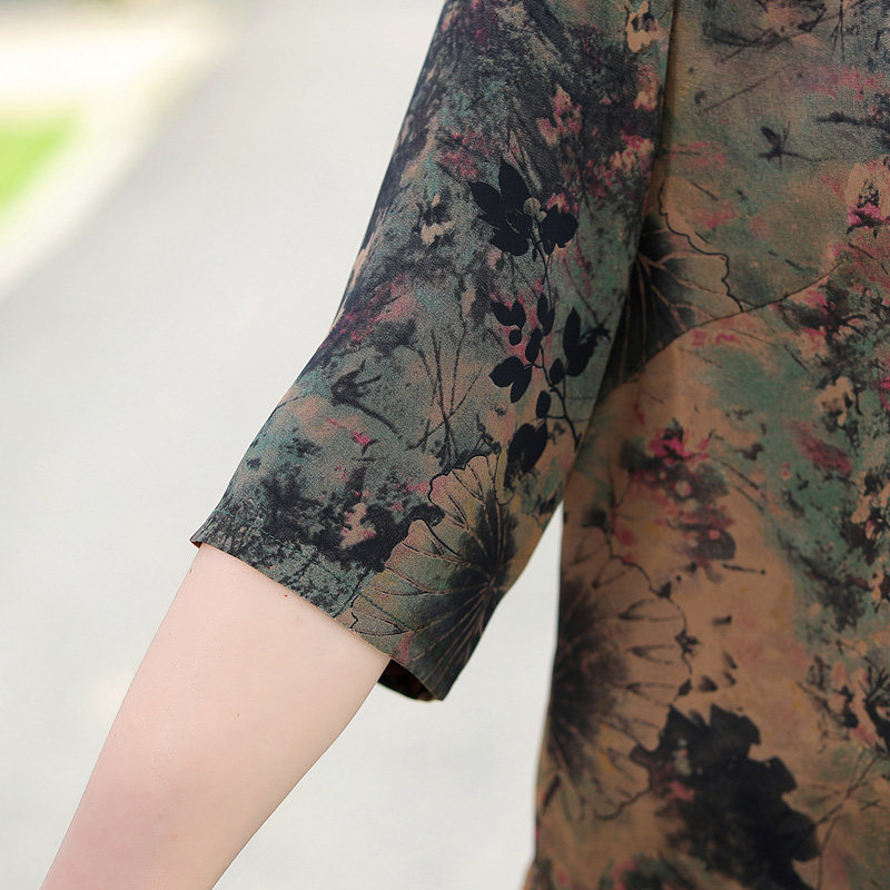 夏装运动两件套装休闲洋气母亲节 雪中花女装中老年女装