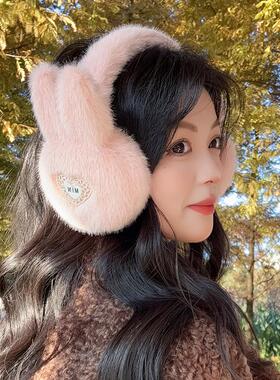冬季可爱兔子防寒新款耳罩毛绒